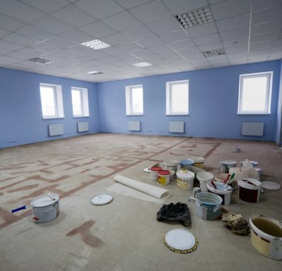 painting a modern office