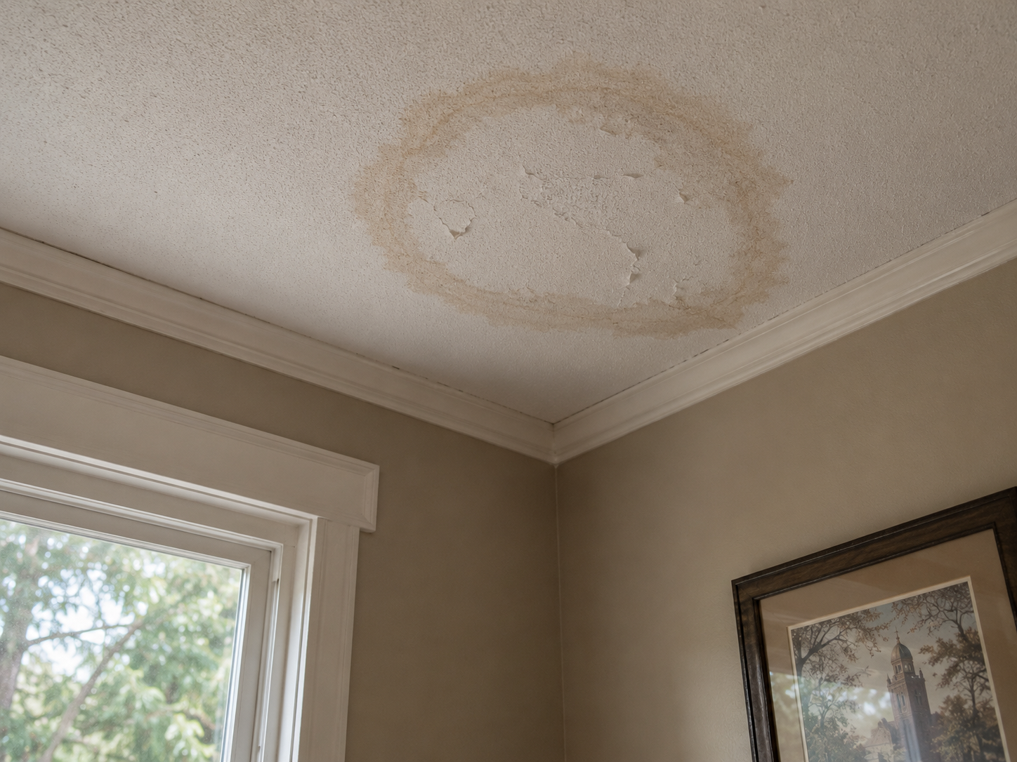 Water Stains in ceiling